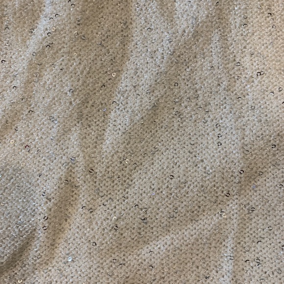 WHBM Cream and silver sweater - Picture 3 of 6